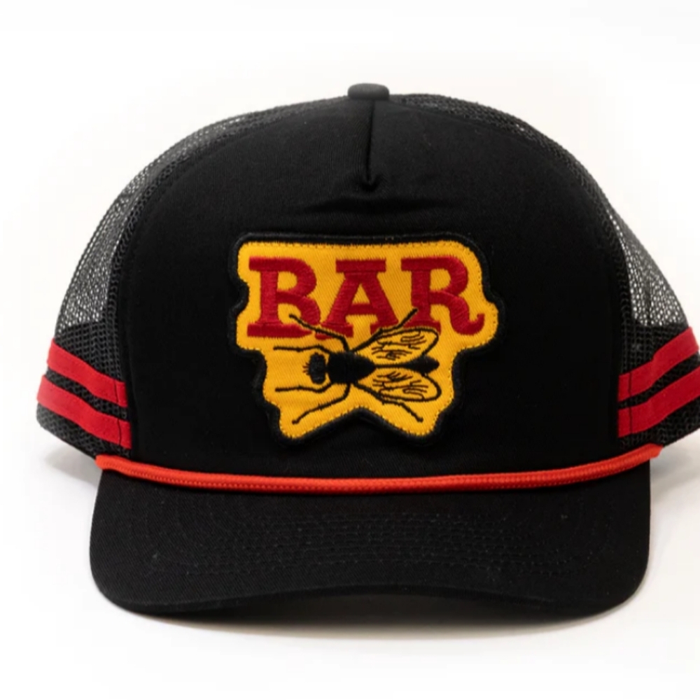 Bar Fly Trucker Hat Cap Men's Strap Back Adjustable